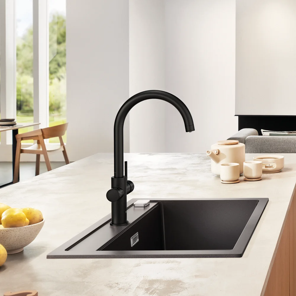 GROHE BLUE HOME C-TUT STARTSETT MATT SORT v:2567274