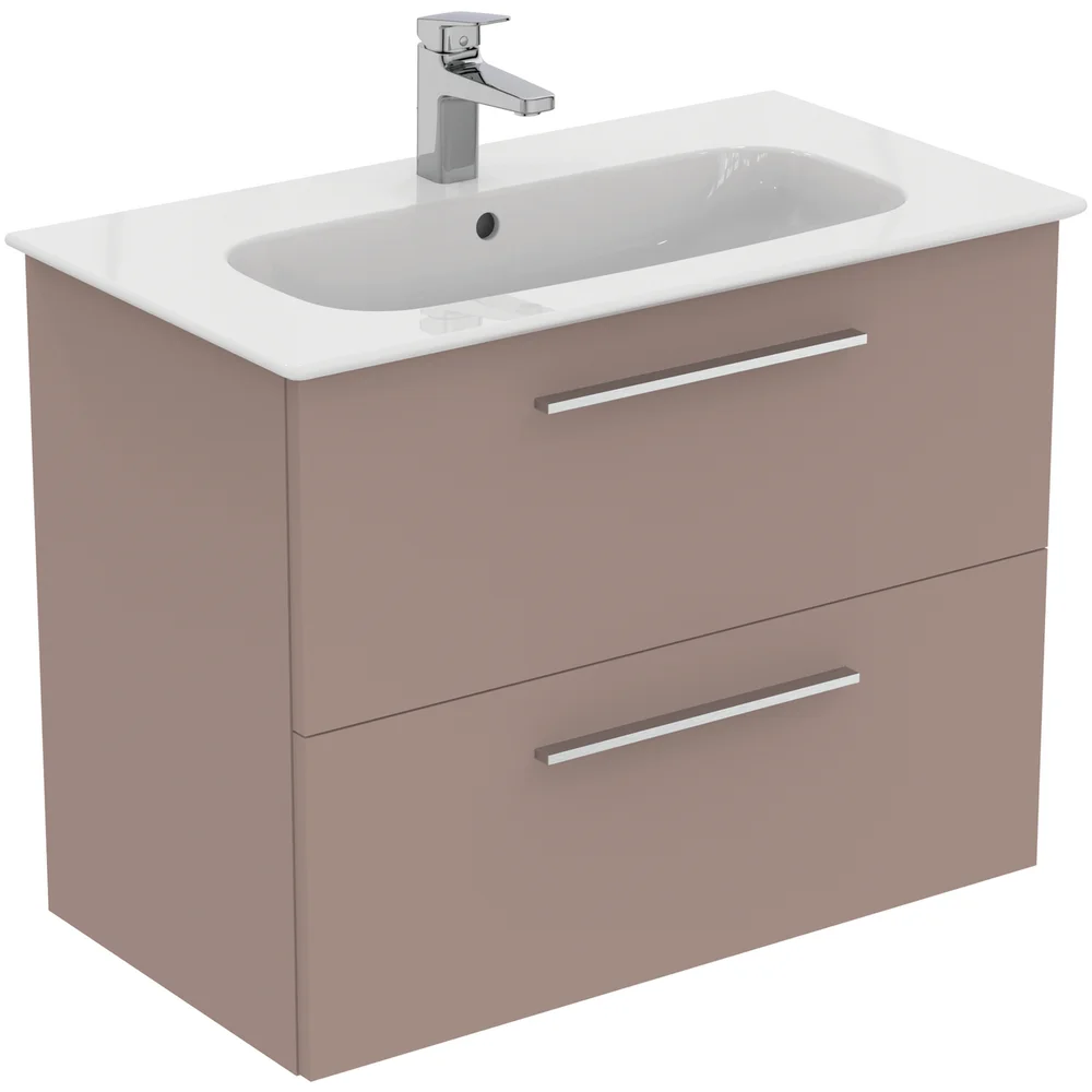 IDEAL STANDARD I.LIFE A BADEROMSMØBEL 840X460 GREIGE MATT M/KROM HÅNDTAK v:3590378 IDEAL STANDARD I.LIFE A BADEROMSMØBEL 840X460 GREIGE MATT M/KROM HÅNDTAK v:3590378